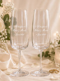 1 Par Champagneglas Brudpar